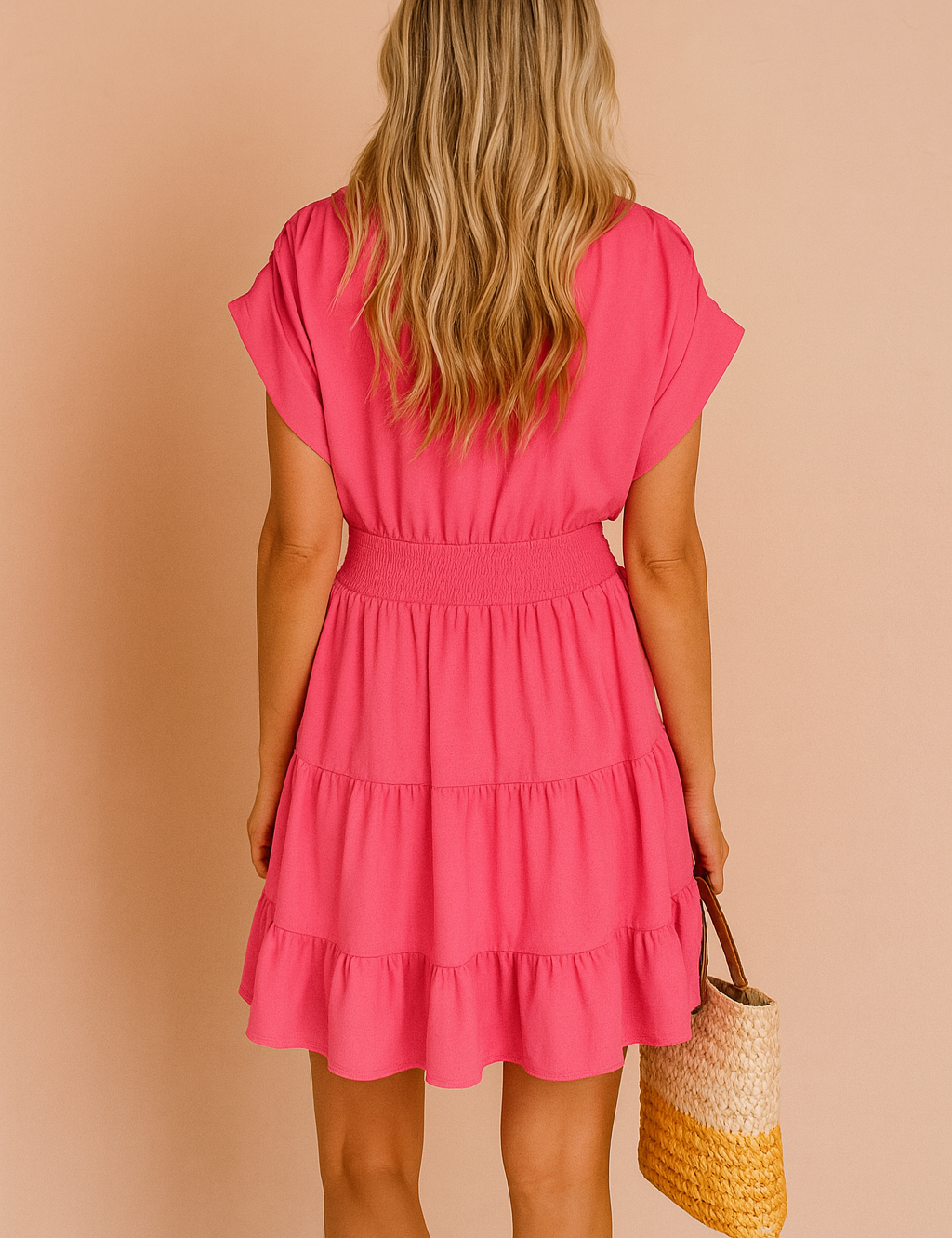 Dyta | Dress with Ruched Sleeves and Ruffles 1