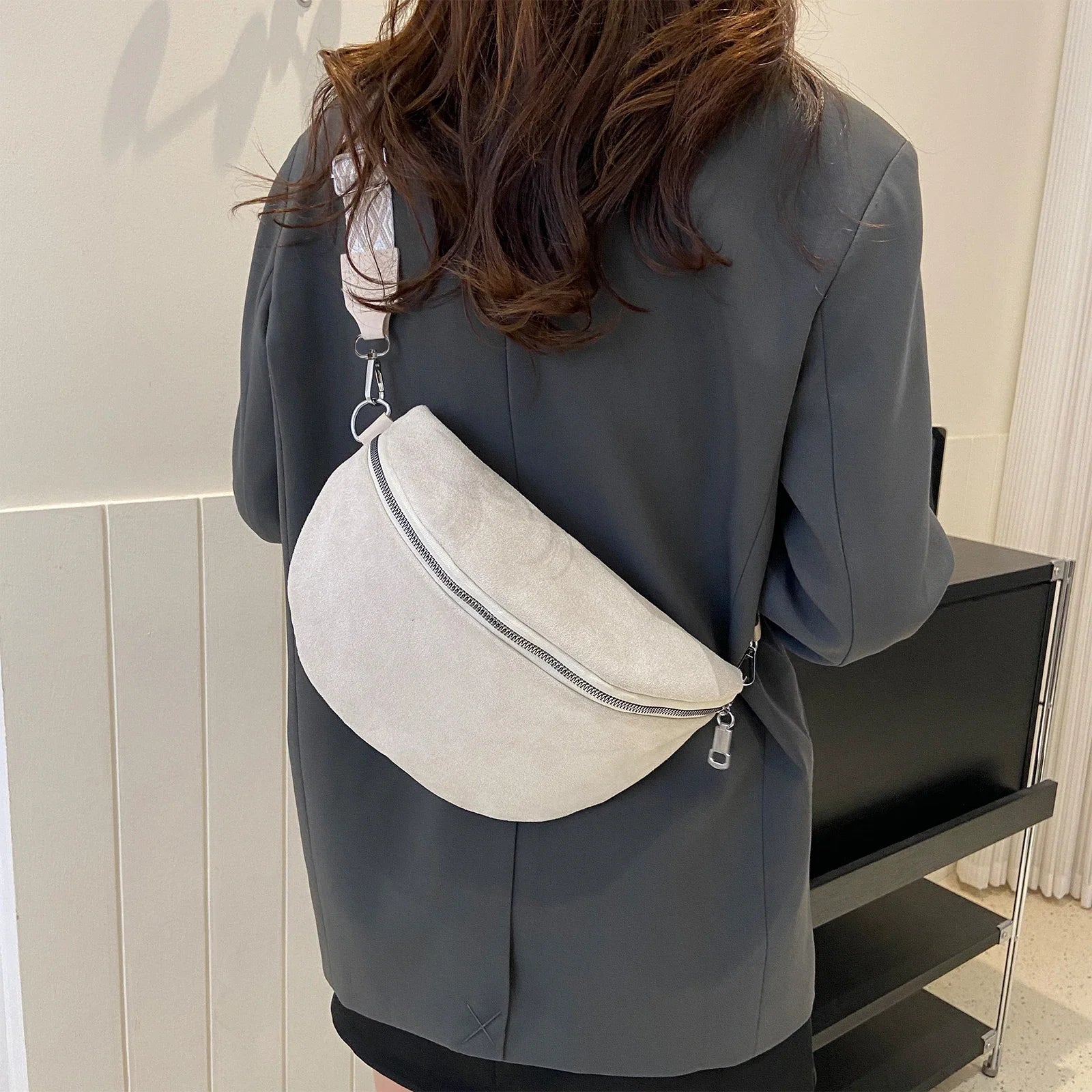 ELVIRA | Stylish Crossbody Bag Suede 7