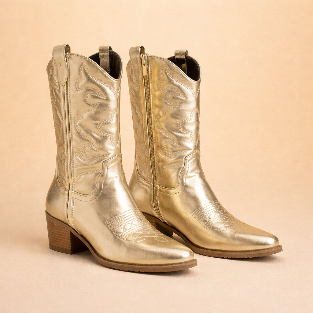 EVELYN | Retro Western Cowboy Boots 4