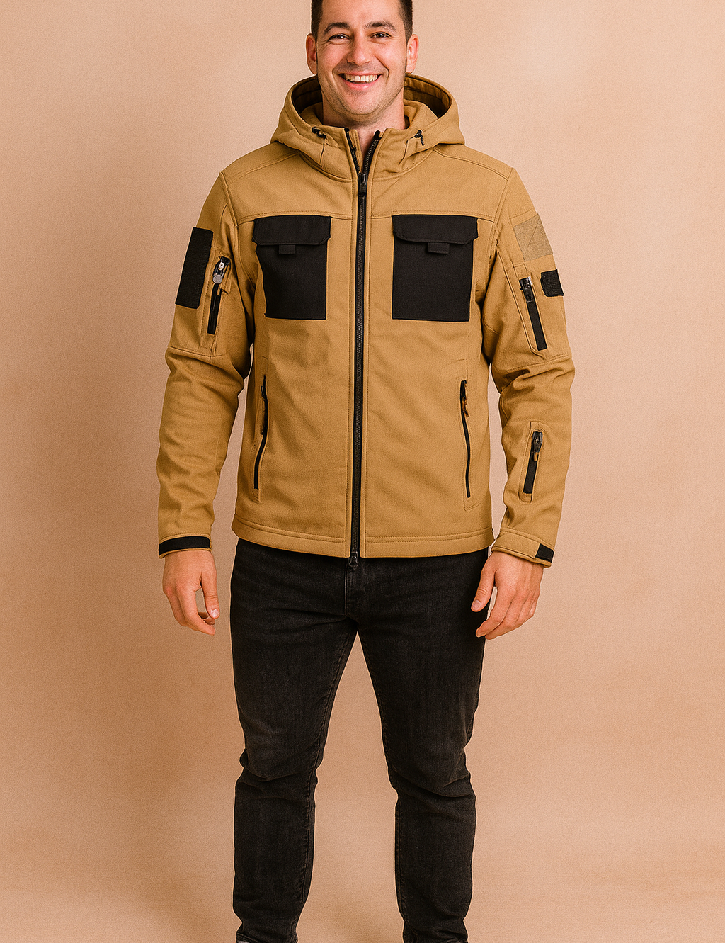 Edmund | Men's Hooded Softshell Jacket 0