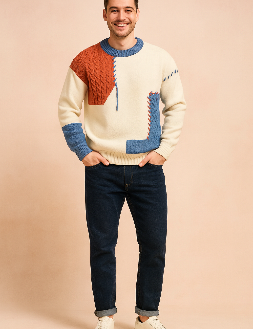 Edric | Crew Neck Knitted Sweater 0