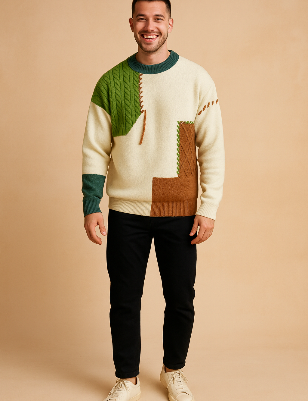 Edric | Crew Neck Knitted Sweater 1