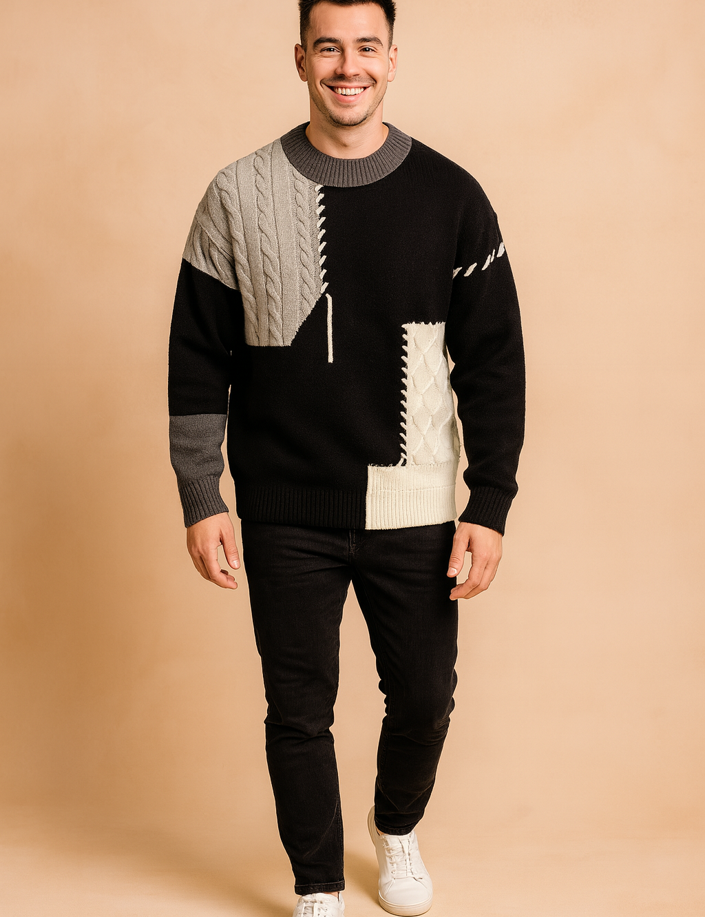 Edric | Crew Neck Knitted Sweater 2