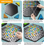 Educational Strategy Board Game for Kids and Family – Interactive Multi-Player Puzzle Game with Portable Design 4