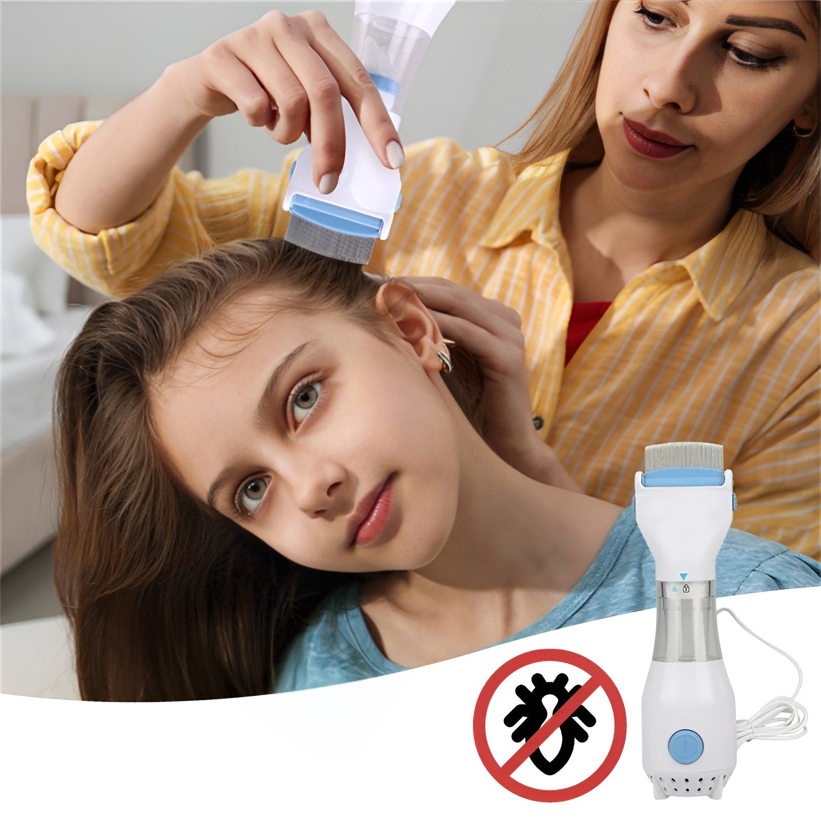 Electric Lice Comb Lice Remover true - free and safe - flea 0