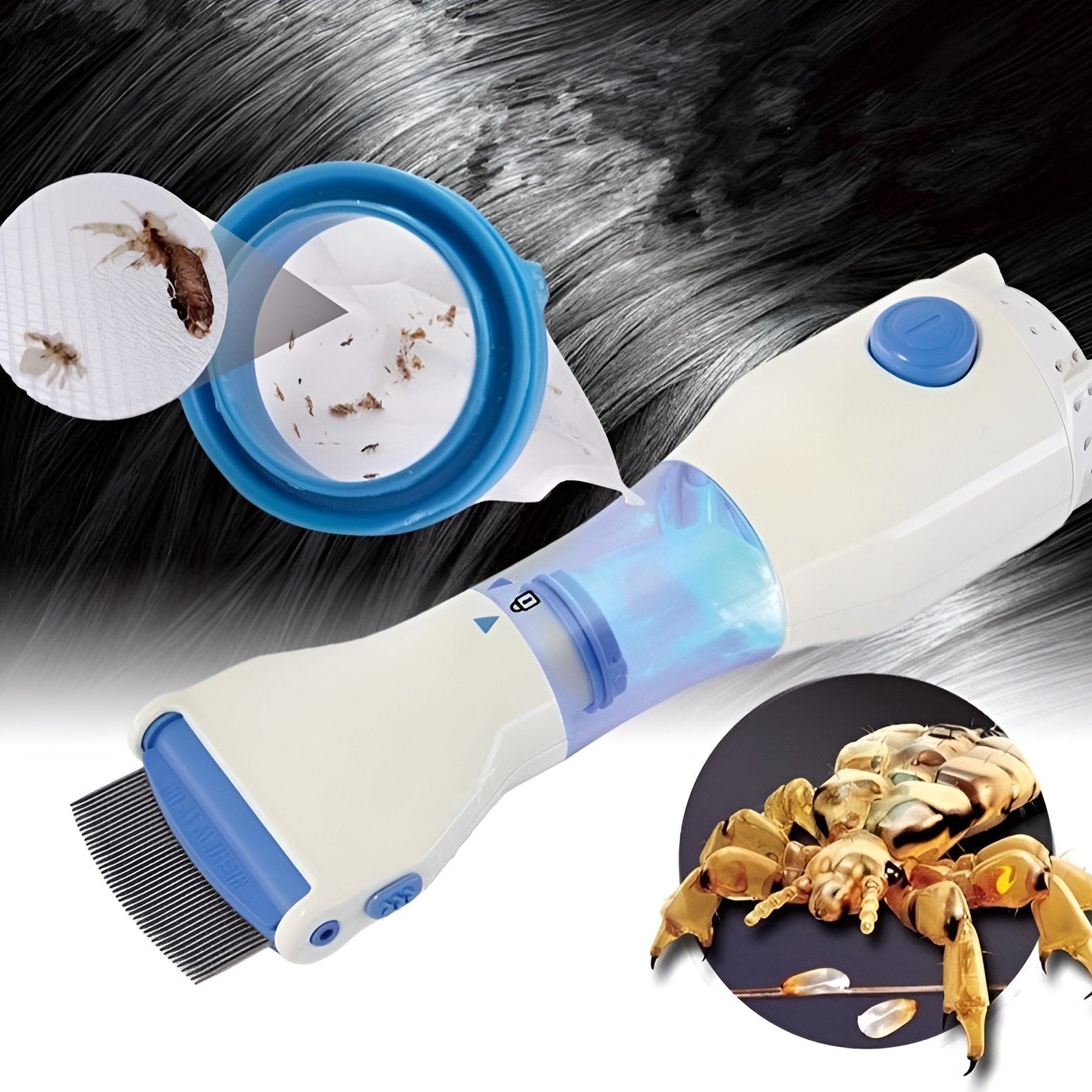 Electric Lice Comb Lice Remover true - free and safe - flea 1