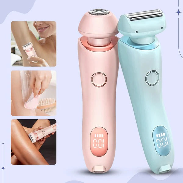 Electric Portable Razor – Dual-Blade Waterproof Electric Shaver for Wet and Dry Use, Compact Design for Travel 4