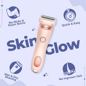 Electric Portable Razor – Dual-Blade Waterproof Electric Shaver for Wet and Dry Use, Compact Design for Travel 7