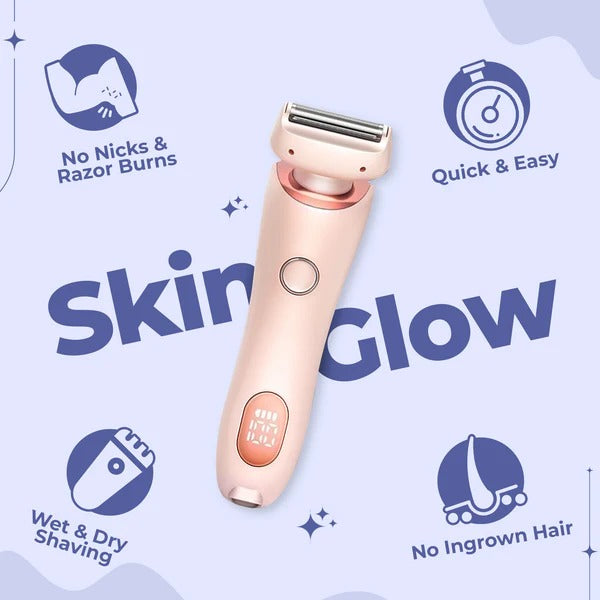 Electric Portable Razor – Dual-Blade Waterproof Electric Shaver for Wet and Dry Use, Compact Design for Travel 7