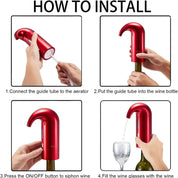 Electric wine aerator dispenser 6