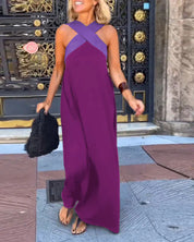 Elegant Crossed Maxi Dress for Women - Breezy and Comfortable Summer Style 5