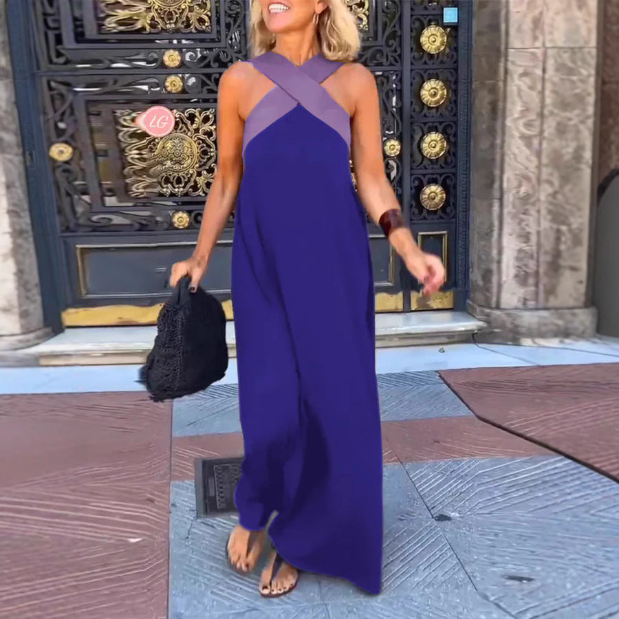 Elegant Crossed Maxi Dress for Women - Breezy and Comfortable Summer Style 9