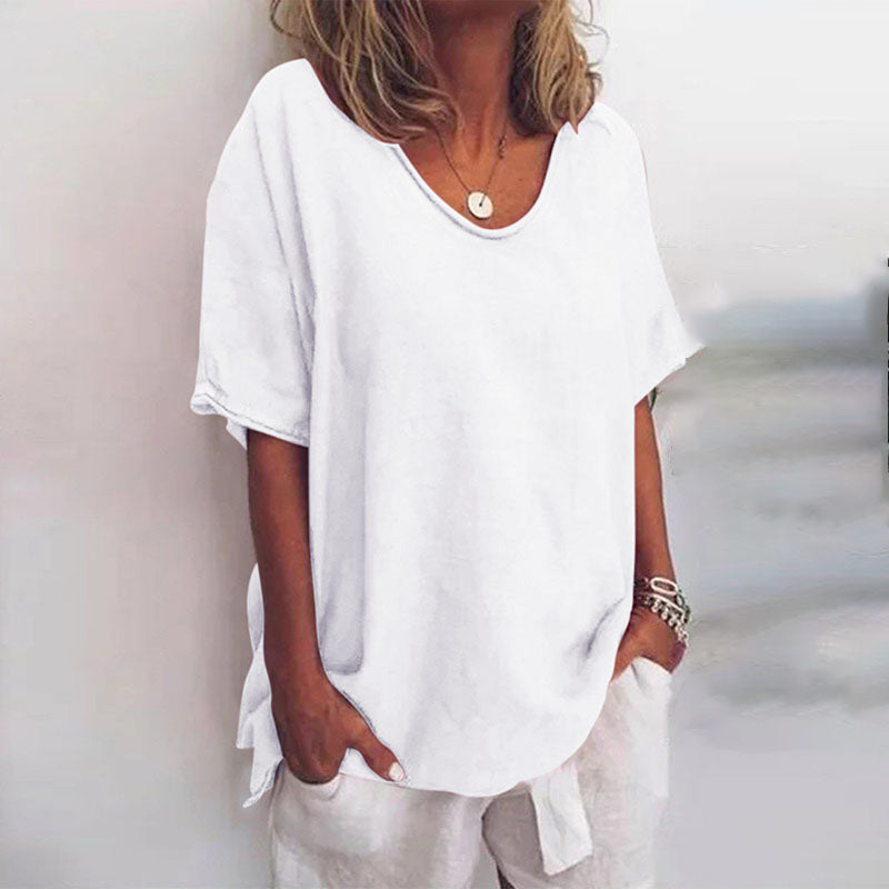 Elegant Loose Blouse for Women - Comfortable Summer Top 2