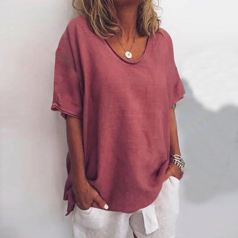 Elegant Loose Blouse for Women - Comfortable Summer Top 3