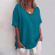 Elegant Loose Blouse for Women - Comfortable Summer Top 4
