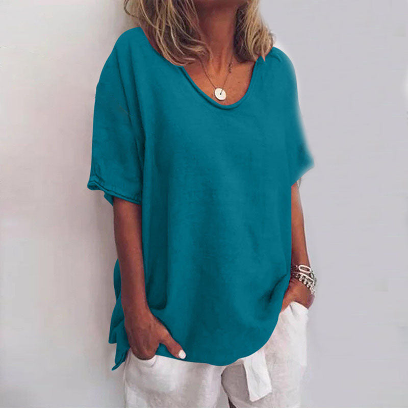 Elegant Loose Blouse for Women - Comfortable Summer Top 4