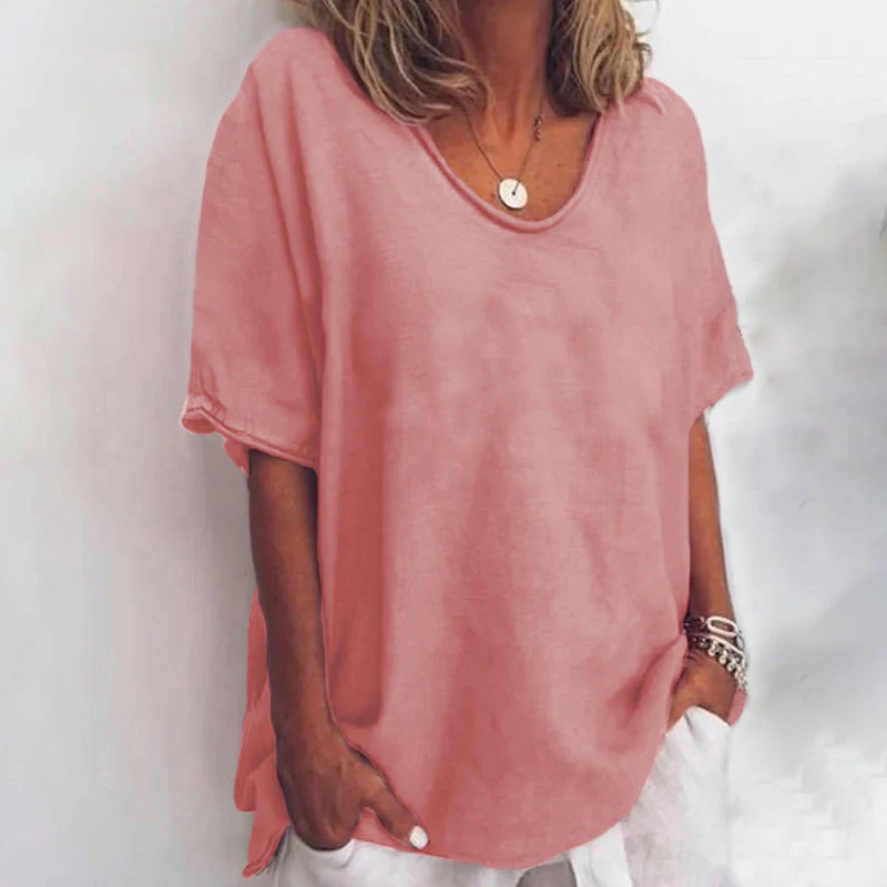 Elegant Loose Blouse for Women - Comfortable Summer Top 5