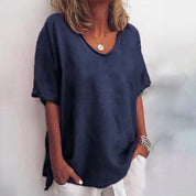 Elegant Loose Blouse for Women - Comfortable Summer Top 6