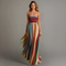 Elegant Strapless White Maxi Dress for Women - Flattering Long Dress for Casual Summer Outings 0