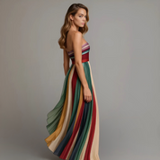 Elegant Strapless White Maxi Dress for Women - Flattering Long Dress for Casual Summer Outings 2