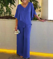 Elegant Two-Piece Set for Women - Flattering and Comfortable Outfit 0
