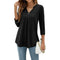 Elegant V-Neck Women's Top for Casual and Semi-Formal Wear, Flattering Silhouette, Lightweight Comfort 1