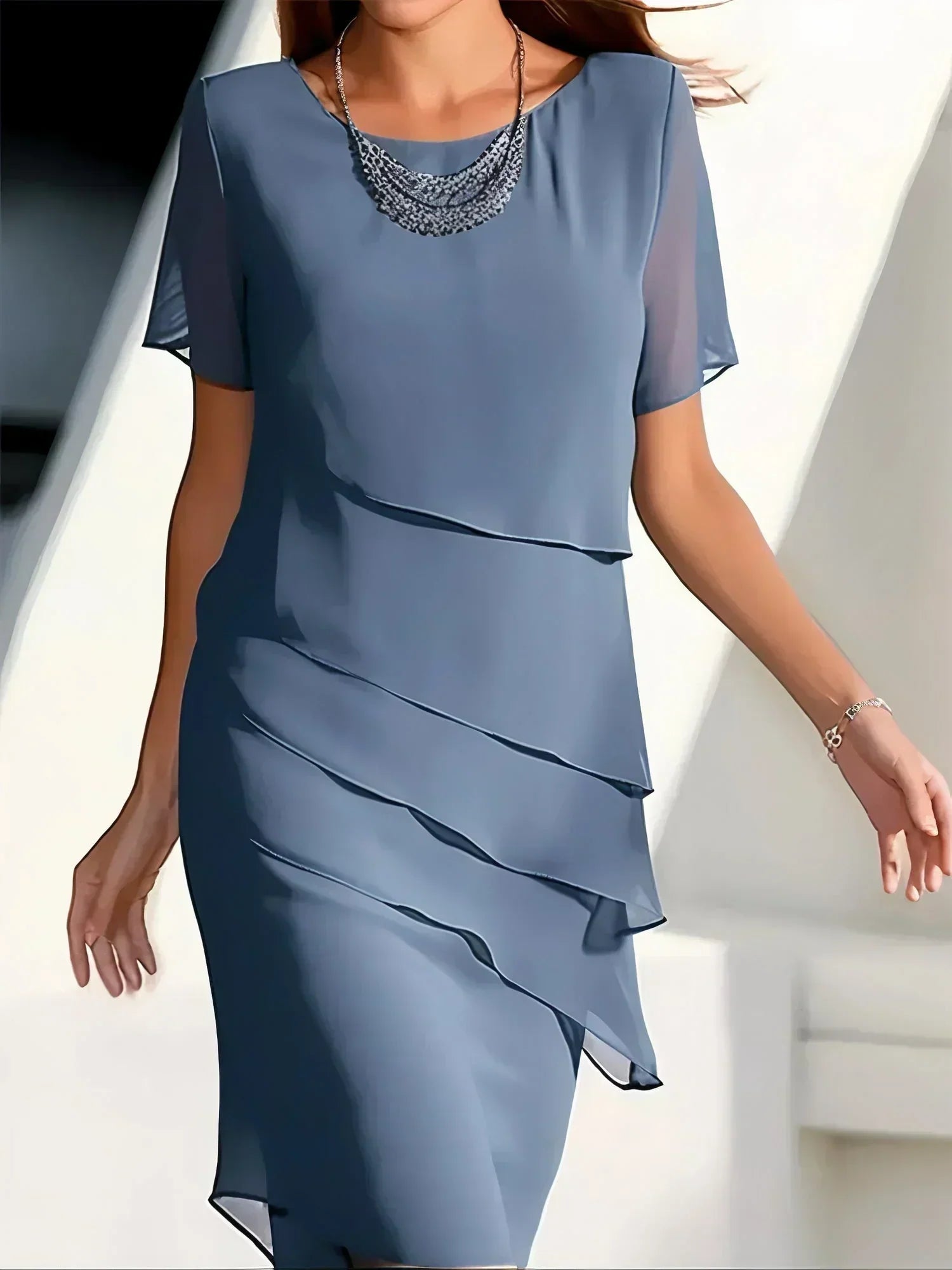 Elegant White Summer Dress for Women - Flattering Formal Dresses for Any Occasion 0