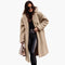 Elegant Women's Hooded Coat - Stylish Winter Coat for Women with Button Closure and Side Pockets 5