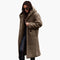 Elegant Women's Hooded Coat - Stylish Winter Coat for Women with Button Closure and Side Pockets 9