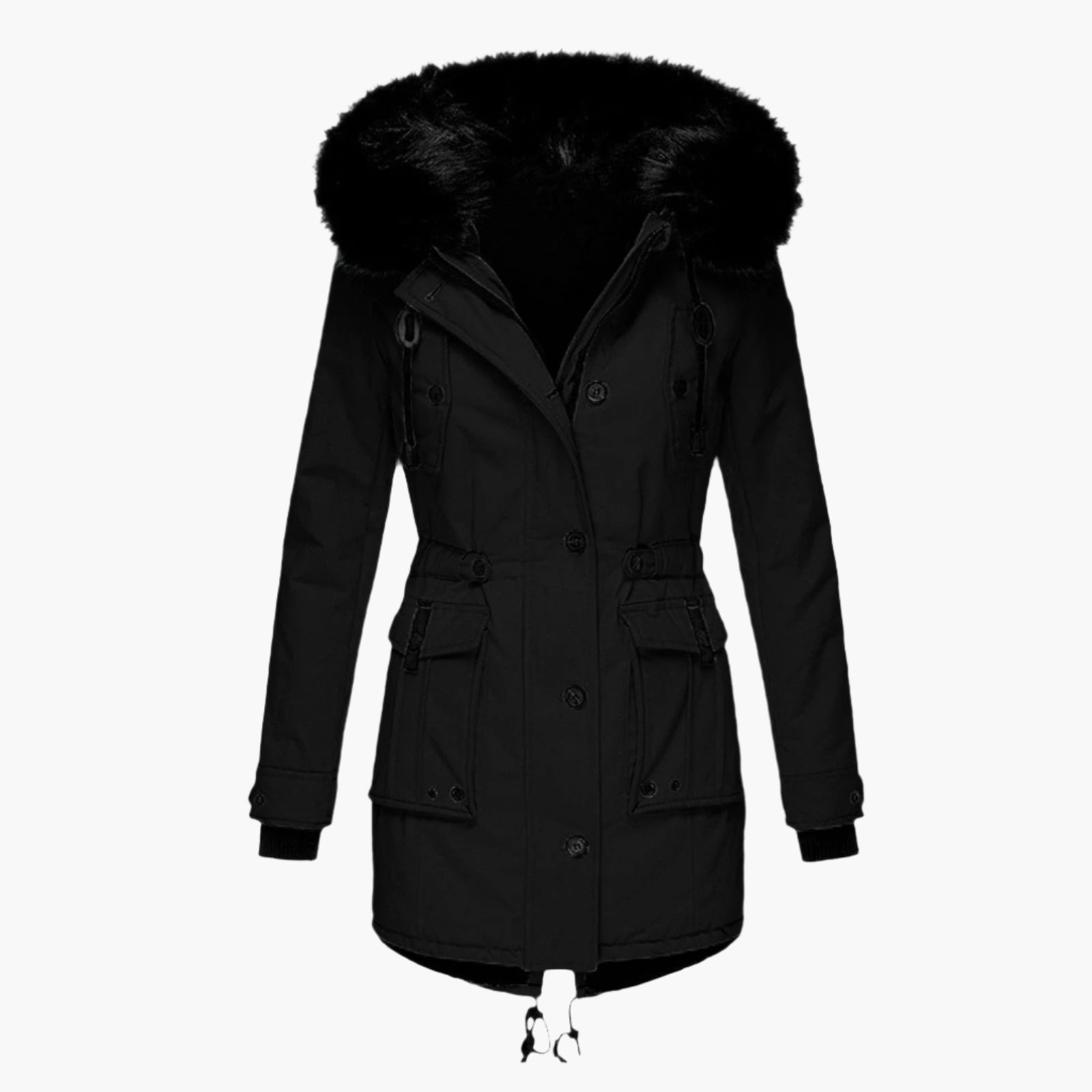 Elegant Women’s Hooded Winter Coat for Stylish Warmth 1
