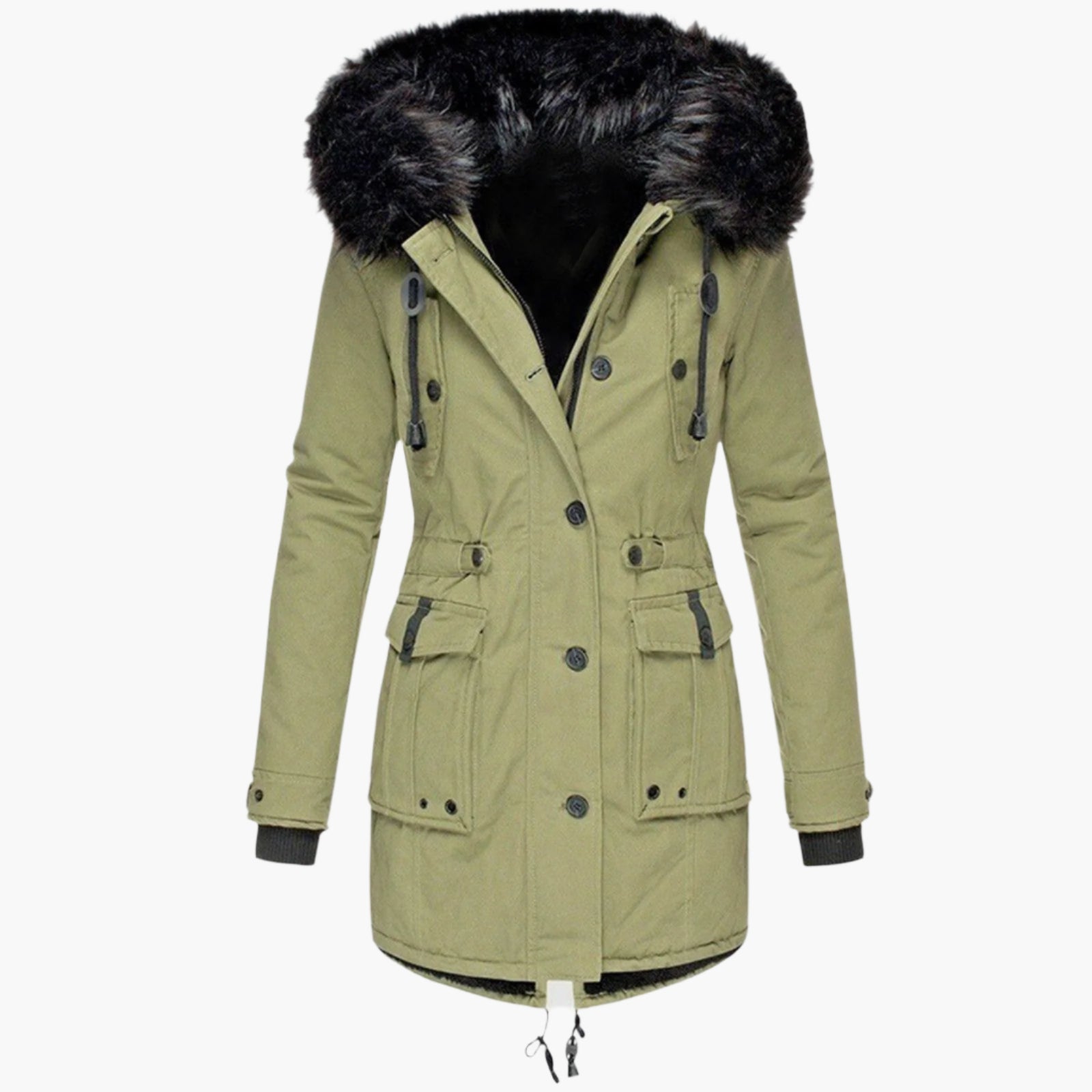 Elegant Women’s Hooded Winter Coat for Stylish Warmth 2