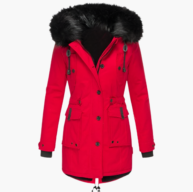 Elegant Women’s Hooded Winter Coat for Stylish Warmth 4