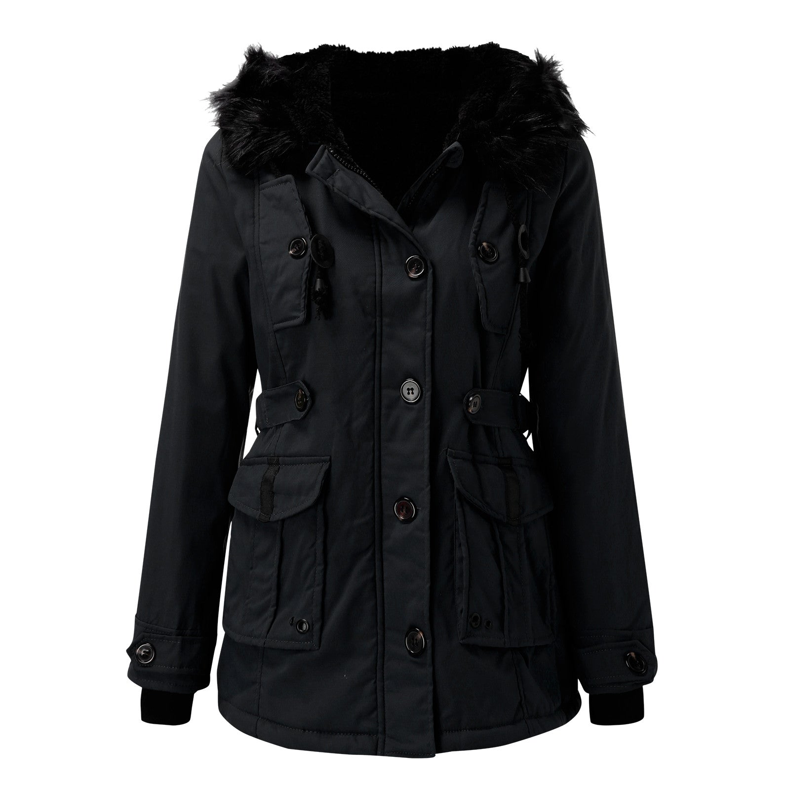 Elegant Women’s Hooded Winter Coat for Stylish Warmth 8