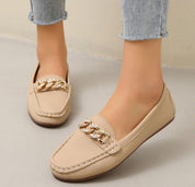 Elegant Women's Leather Loafers - Black or Brown Options for All-Day Comfort 2