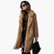 Elegant Women's Long Teddy Coat with Wide Collar for Stylish Layering 4