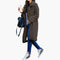 Elegant Women's Long Teddy Coat with Wide Collar for Stylish Layering 5