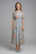 Elegant Women’s V-Neck Wrap Dress with Waist Tie for Summer 0