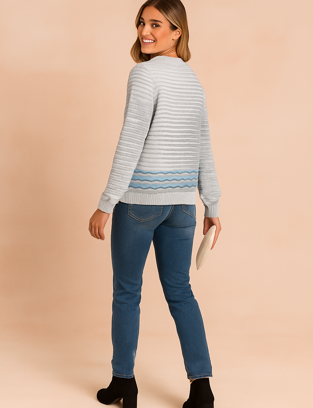 Elise | Subtle Stripes Sweater 1