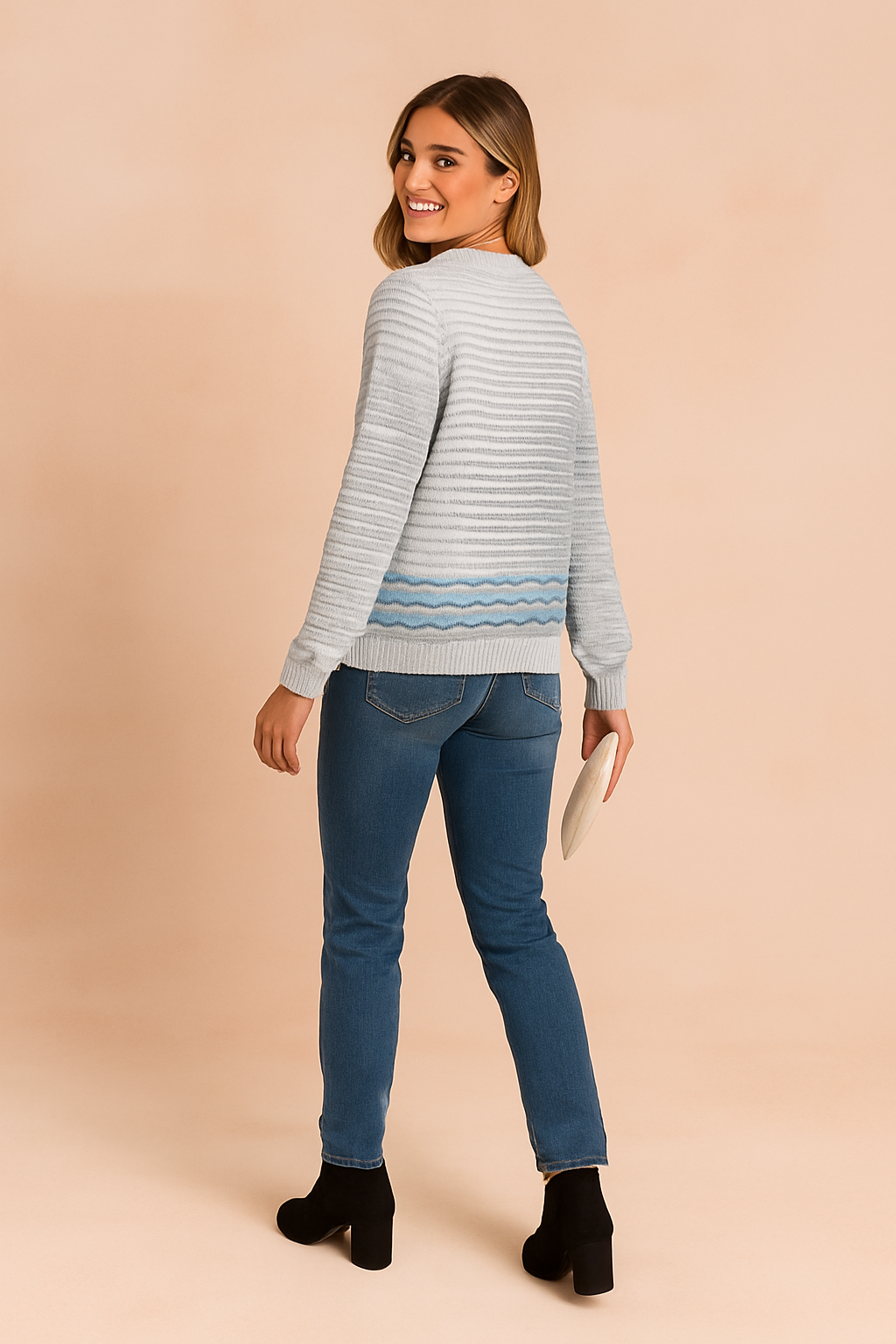 Elise | Subtle Stripes Sweater 1