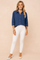 Ellie | Loose-fitting shirt blouse with pocket 0
