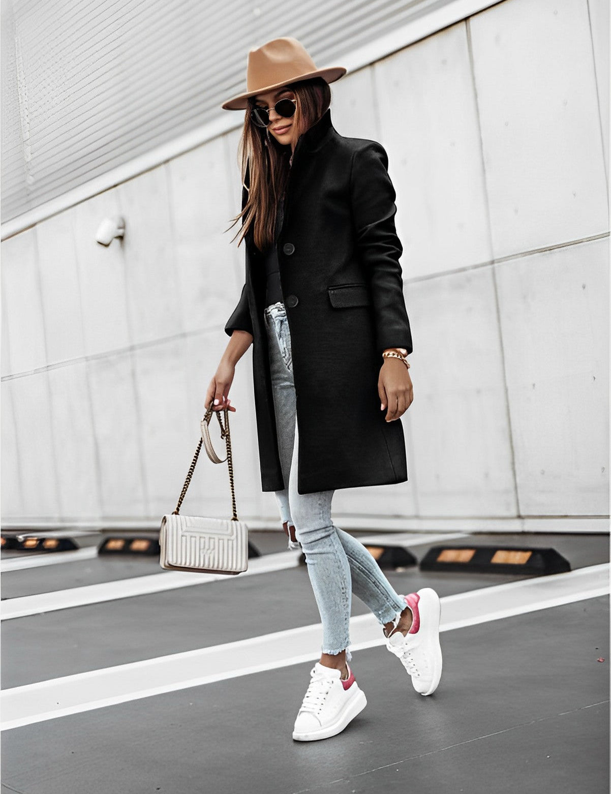 Elysiav | Women's Long Trench Coat | Comfortable 1