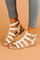 Elżbieta | Gladiator sandals with straps and buckles 0