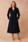 Emilia | Long trench coat with belt and buckles 2
