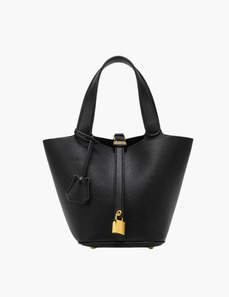 Evie | Stylish Premium Leather Bucket Bag 0