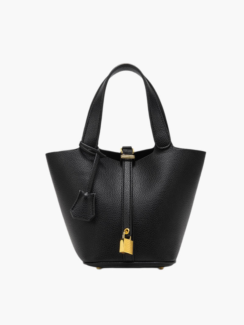 Evie | Stylish Premium Leather Bucket Bag 0