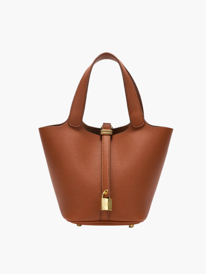 Evie | Stylish Premium Leather Bucket Bag 11