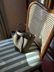 Evie | Stylish Premium Leather Bucket Bag 7