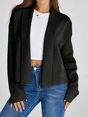 FAYE |  Autumn Cardigan with Shawl Collar 1