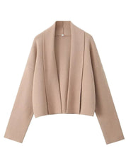 FAYE |  Autumn Cardigan with Shawl Collar 3