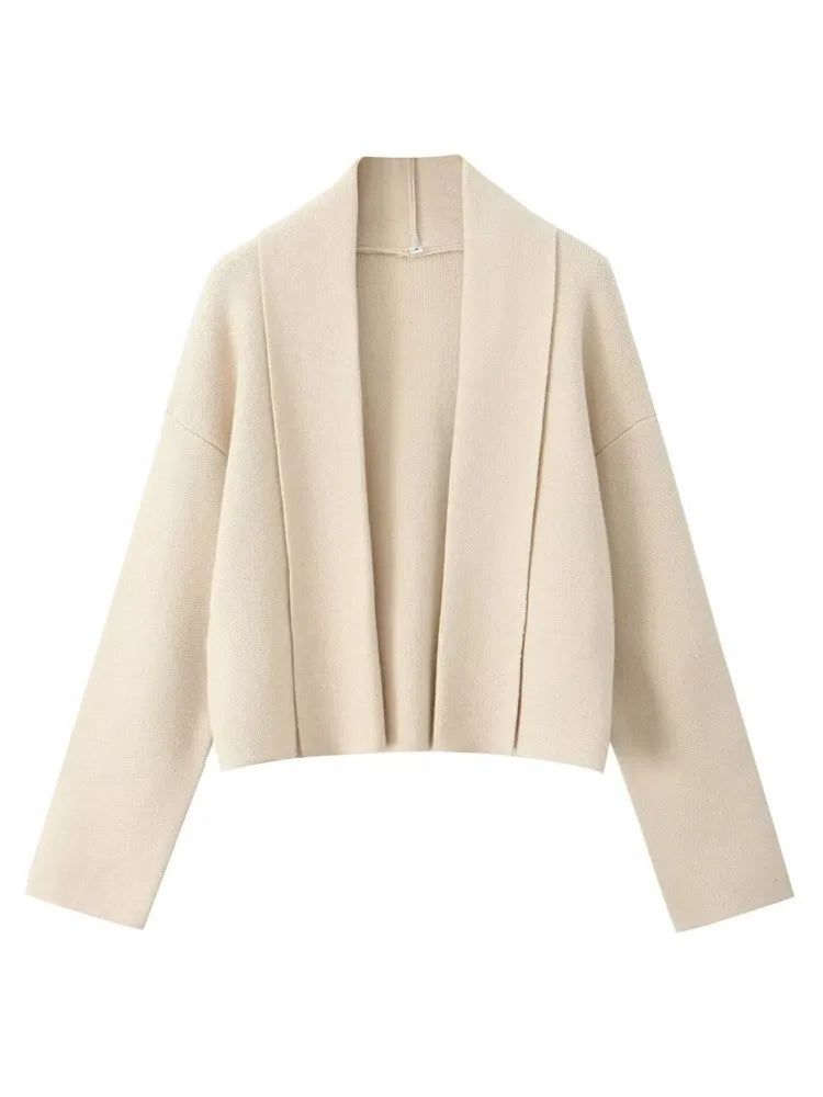 FAYE |  Autumn Cardigan with Shawl Collar 4